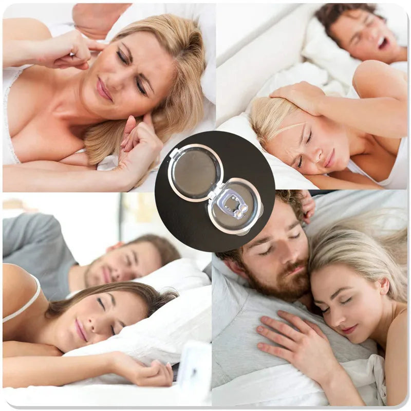 Hot Anti Snoring Corrector Dispositivo de prevenção de ronco Homens e Mulheres Dispositivo Clipe Nasal Noite de Sono Silencioso