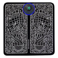 Almofada de massagem elétrica para pés, treinador de relaxamento muscular para massagem, fitness, esporte ao ar livre, casa, família, relaxamento - mimarte
