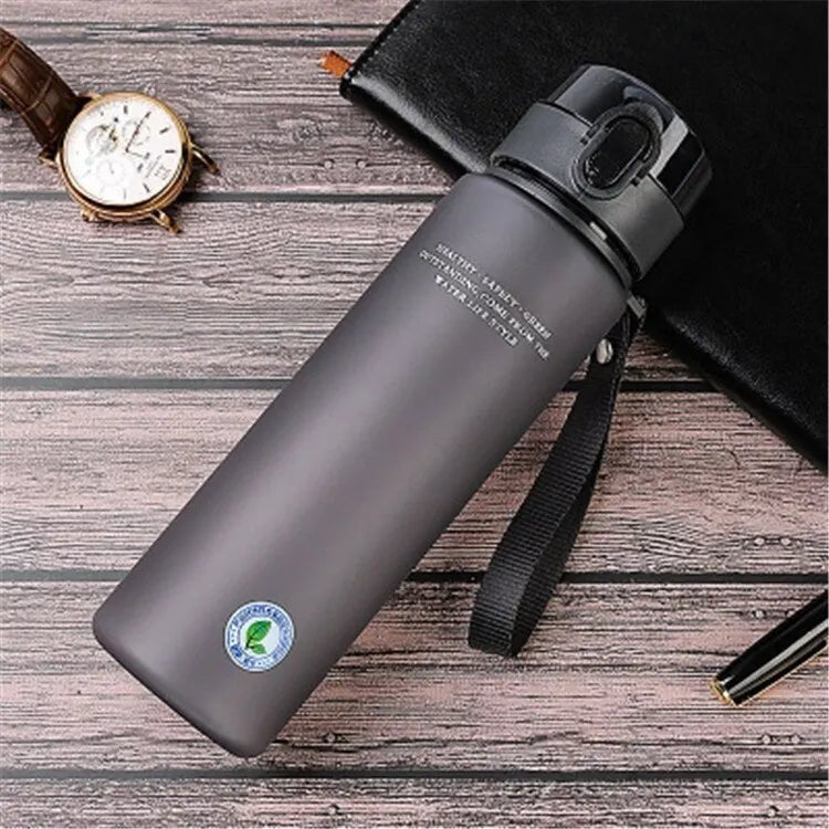 Garrafa de água esportiva de alta qualidade Tour Caminhadas Portátil Marca BPA Free à prova de vazamentos 400ml 560ml - mimarte