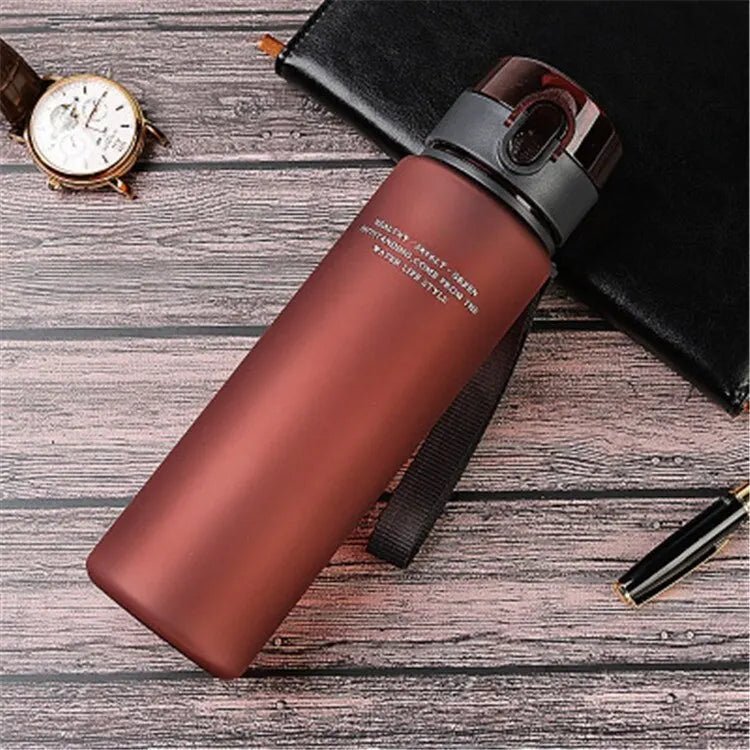 Garrafa de água esportiva de alta qualidade Tour Caminhadas Portátil Marca BPA Free à prova de vazamentos 400ml 560ml - mimarte