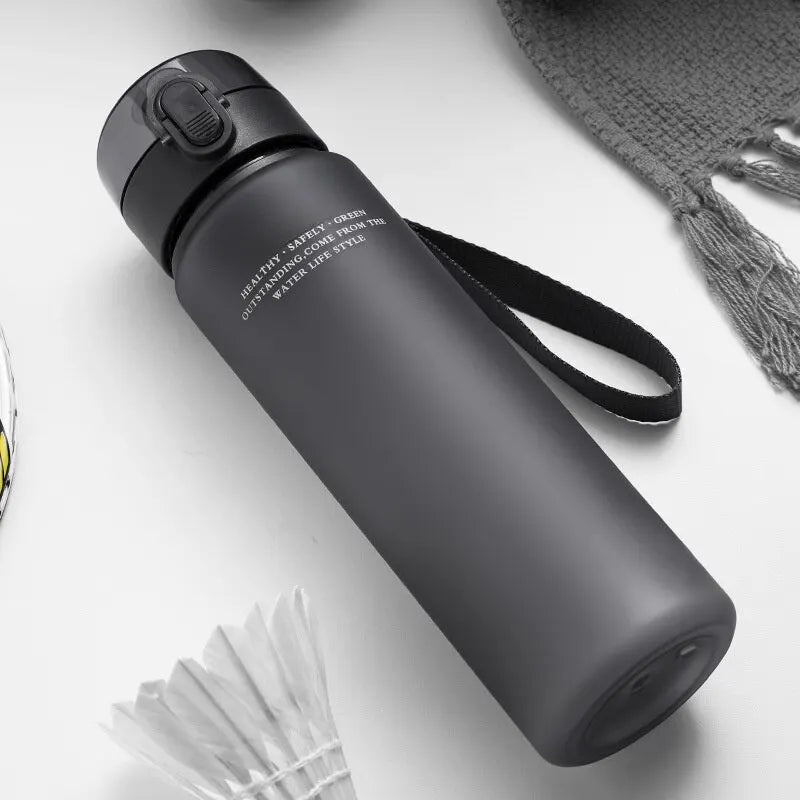 Garrafa de água esportiva de alta qualidade Tour Caminhadas Portátil Marca BPA Free à prova de vazamentos 400ml 560ml - mimarte