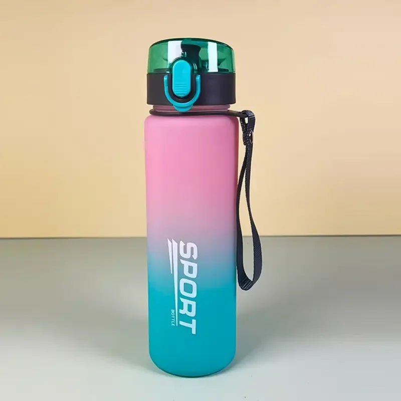 Garrafa de água esportiva de alta qualidade Tour Caminhadas Portátil Marca BPA Free à prova de vazamentos 400ml 560ml - mimarte