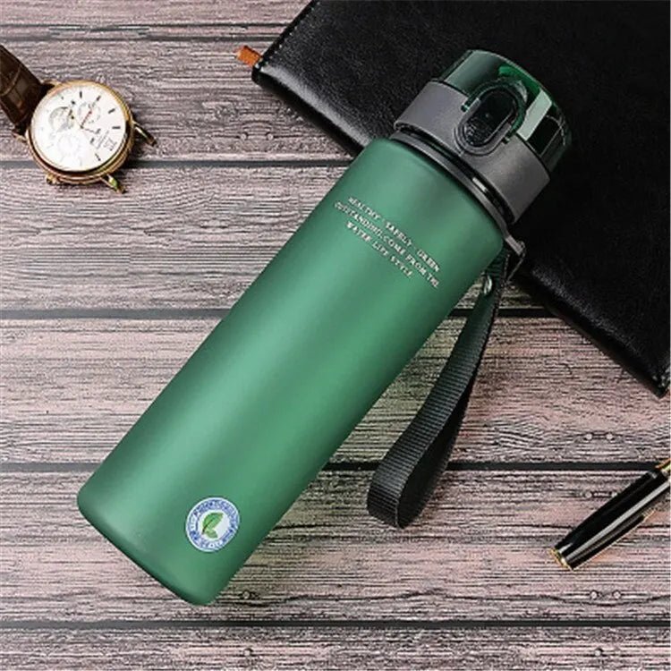 Garrafa de água esportiva de alta qualidade Tour Caminhadas Portátil Marca BPA Free à prova de vazamentos 400ml 560ml - mimarte