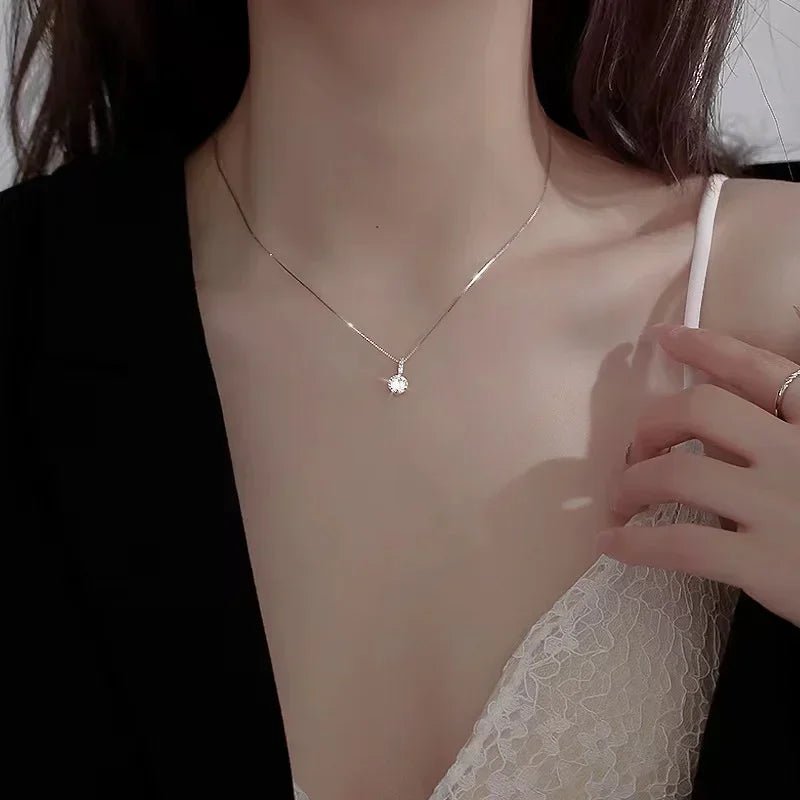 Joias Minimalista com Zircônia – Prata 925 | Perfeita para Presentear - mimarte