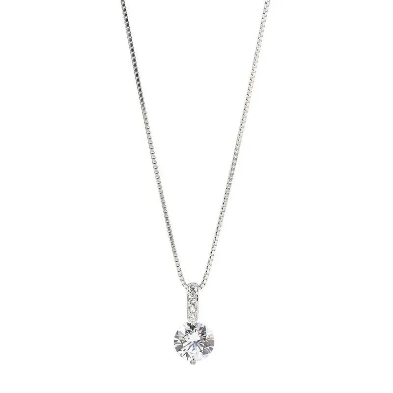 Joias Minimalista com Zircônia – Prata 925 | Perfeita para Presentear - mimarte