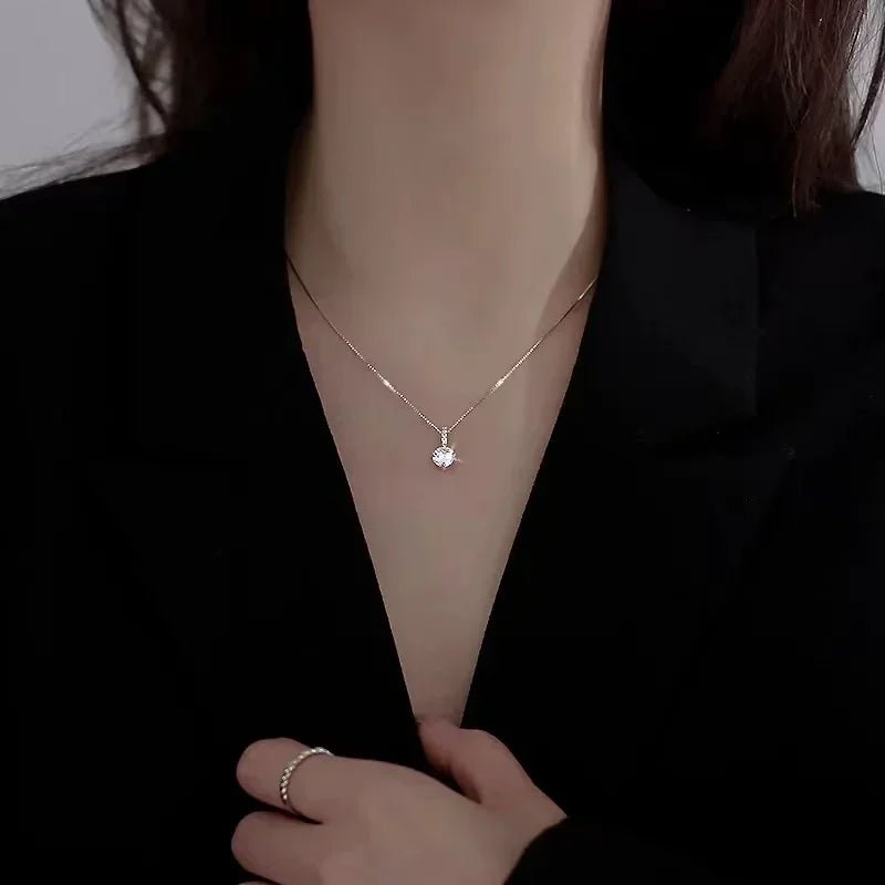 Joias Minimalista com Zircônia – Prata 925 | Perfeita para Presentear - mimarte