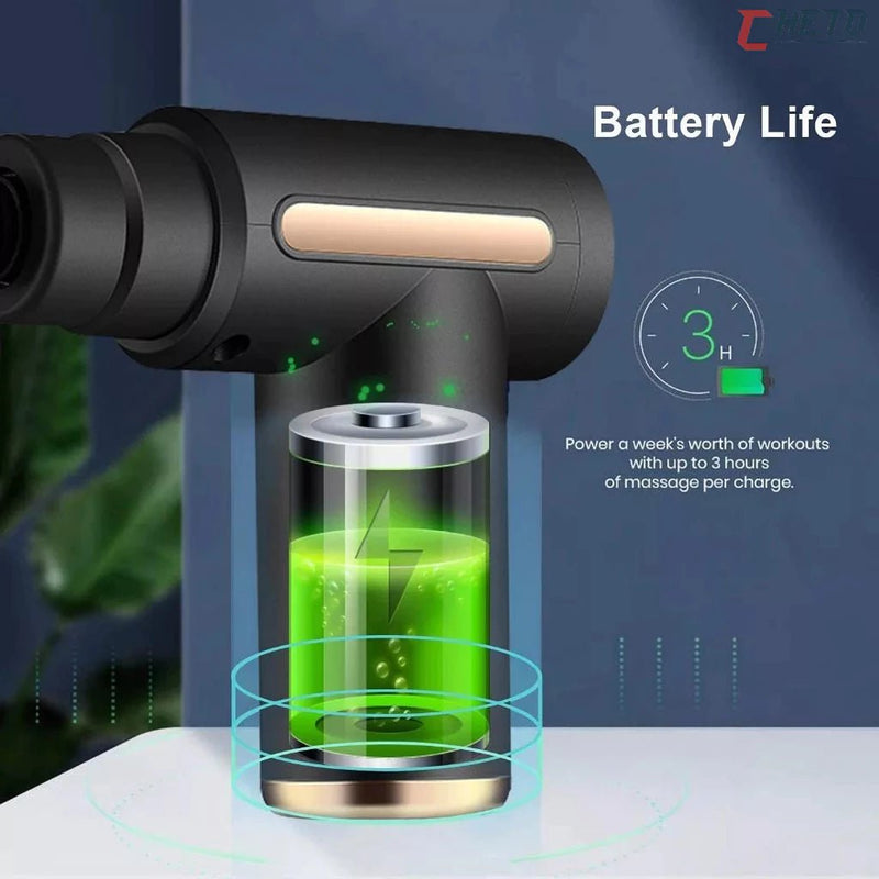 Massageador Elétrico Alta Frequência Profissional Muscular Massagem - mimarte