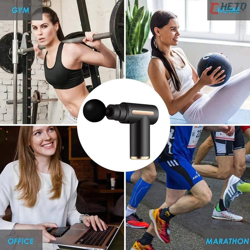 Massageador Elétrico Alta Frequência Profissional Muscular Massagem - mimarte