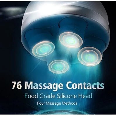 Massageador Elétrico De Cabeça De Couro Cabeludo Garregavel Humana Relaxante Pronto a Entregar - mimarte