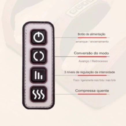 Massageador Elétrico De Pé Massagem Relaxante Terapêutica Anti Stress Linha Premium - mimarte