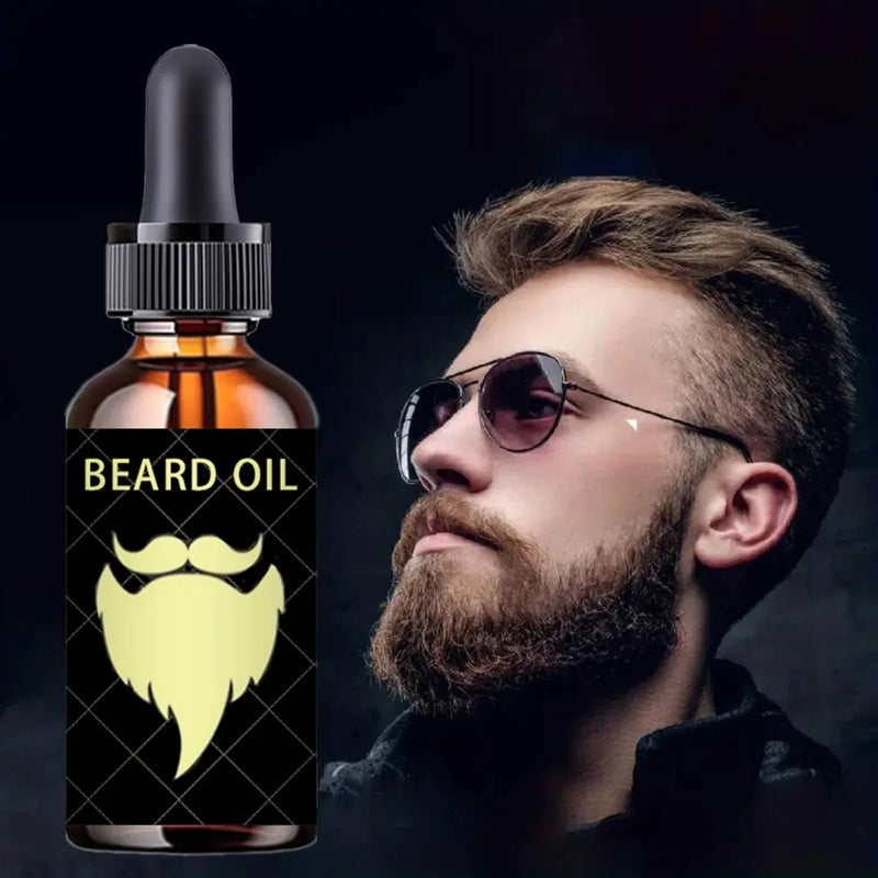 Óleo Essencial para Acelera o Crescimento de Cabelo e Barba para Homens 100% Natural - mimarte
