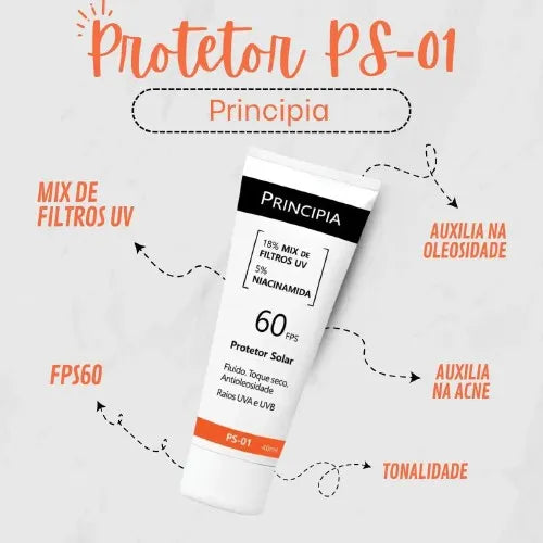 Protetor Solar facial PS-01 FPS 60