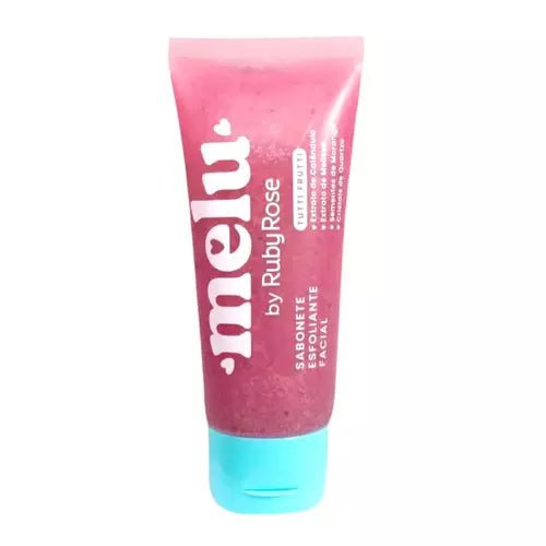 Skincare Melu by Ruby Rose Vegano Sérum Água Micelar Tônico Sabonete Facial Esfoliante - mimarte